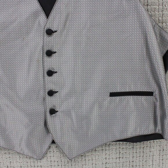 Neil Allyn Vest Mens Size 2XL Gray Silver Casual Soft Sleeveless Pocket Front - Picture 3 of 10